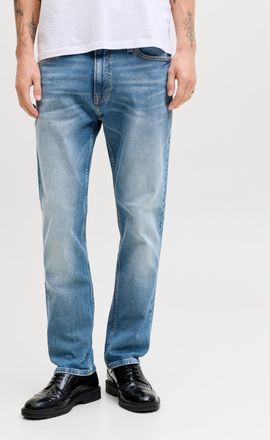 Jack & Jones Regular-fit-Jeans JACK & JONES JJICLARK JJVINTAGE NOOS, Herren, Gr. 30, L&auml;nge 34, blau denim, Denim/Jeans, Obermaterial: 98% Baumwolle, 2% Elasthan, A