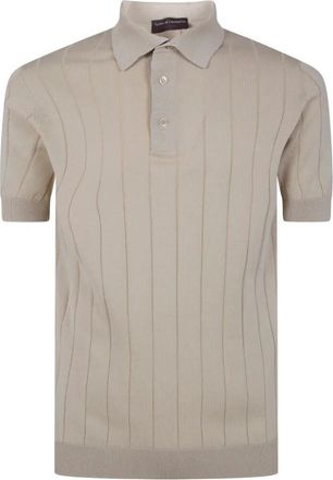 FILIPPO DE LAURENTIIS Rib Short Sleeves Polo Shirt