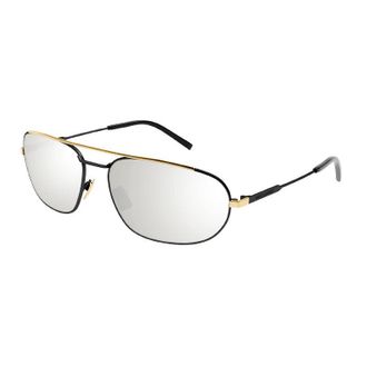Saint Laurent SL561001 Rectangle Full Rim Sunglasses - Black