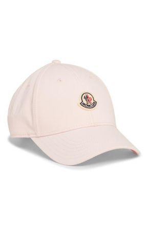 Moncler Archive DNA Cotton Twill Baseball Cap in Rose Shadow at Nordstrom