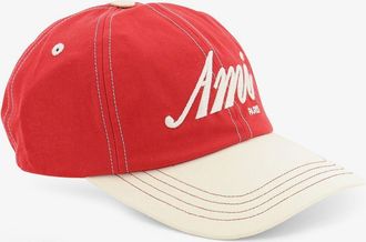 Ami Mens Cotton Hat, Red