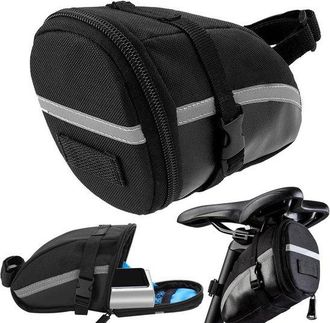 OEM Dailygoods, Bolsa Impermeable Para Bicicleta, Bolsa Multifuncional, Cierres Ajustables, Materiales, 15 Cm X 8 Cm X 10 Cm, Bolsa Para Sill&iacute;n