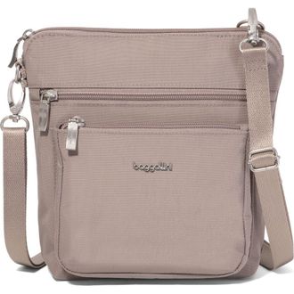 Baggallini Modern Pocket Crossbody EMF Blocking Pocket in Moonrock at Nordstrom