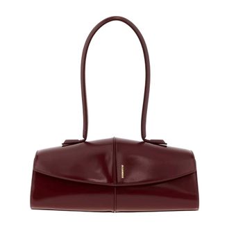 Jil Sander Linea Shoulder Bag - Bags - Mujer - Rojo - ONE SIZE
