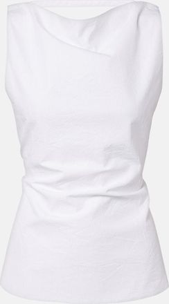 R&oacute;he R&oacute;he Draped cotton-blend top