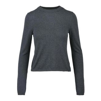 Calvin Klein Jeans Sottogiacca - Dames - Ronde hals truien - Grijs - S - Katoen - Truien & Vesten