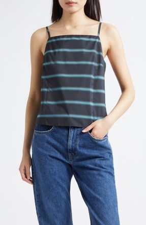 Staud Maisie Square Neck Sleeveless Top in Venice Stripe at Nordstrom, Size X-Small