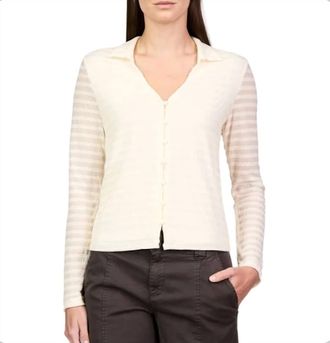 Sanctuary Mesh Lace Top In Ivory