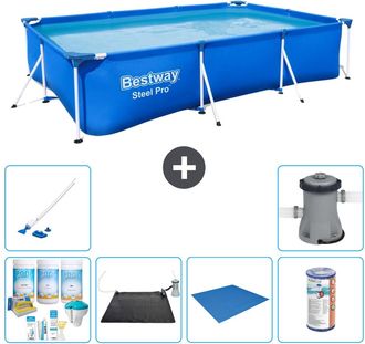 Bestway Piscina Bestway Steel Pro Rectangular - 300x201x66 Cm - 7-piezas S22078