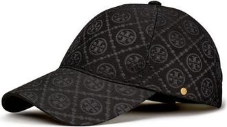 Tory Burch T Monogram Baseball Cap in Black at Nordstrom