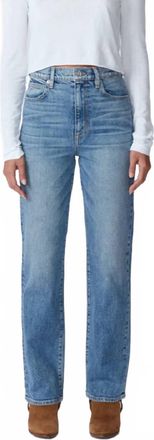 Slvrlake Denim Womens London Straight Leg Jeans In Wandering Spirit