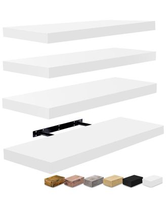 Sorbus Set of 4 Floating Shelves