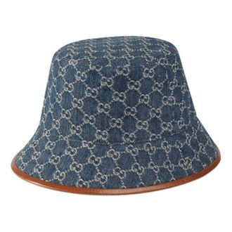 Gucci (WMNS) Gucci GG Canvas Bucket Hat Sapphire Brown 576371-4HAC3-4264