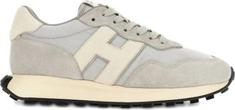Hogan H601 Low-top Sneakers - Heren - Sneakers - Grijs - 44 EU - Su&egrave;de - Schoenen