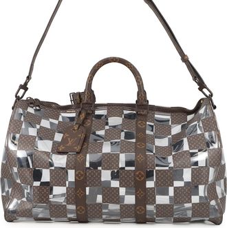 Louis Vuitton Brown Clear Pvc Boston Bag (Pre-Owned)