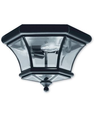 Livex Lighting Livex Monterey 3-Light Black Ceiling Mount