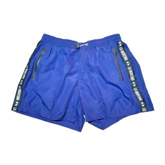 La Martina Badmode, Heren, Blauw, 2Xl, Polyester, Zwembroek met trekkoord