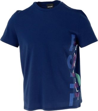 Just Cavalli Heren T-Shirt in Blauw