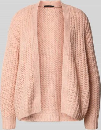 Zero Relaxed Fit Strickjacke in offenem Schnitt in Apricot, Größe L