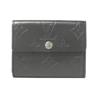 Louis Vuitton Black Coated Canvas Leather Coin Purse/Coin Case (Pre-Owned)