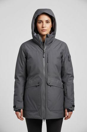 Killtec Funktionsparka KILLTEC KOW 16 WMN PRK, Damen, Gr. 36, metall, Obermaterial: 100% Polyester. Futter: 100% Polyester. Wattierung: 100% Polyester, Jacken