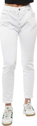 Dsquared2 White Skinny Mid Rise Jeans