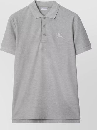 Burberry polo shirt short sleeves ribbed collar