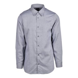 A|X Armani Exchange Casual overhemd - Heren - Overhemden - Blauw - Maat: XS Katoen