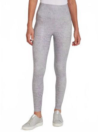 Lyss&eacute; Matilda Foil Leggings In Pearl Grey