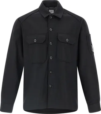 C.P. Company Black Wool overshirt