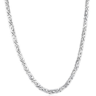 Pompeii3 Mens Mariner 14k Gold (46gram) or Platinum (86gram) 5.5mm Link Chain Necklace 22