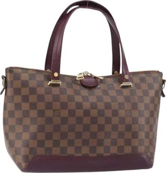 Louis Vuitton Pre-owned Handbags, female, Brown, Size: ONE SIZE Pre-owned Vintage Canvas Handbag