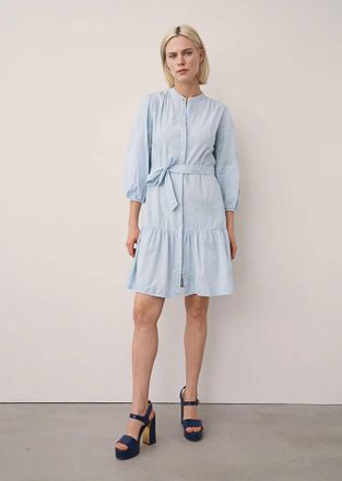 0039 Italy Milo Mini Dress In Light Blue