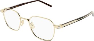 Saint Laurent Glasses, unisex, Yellow, Size: 48 MM SL 883 Optical Frame