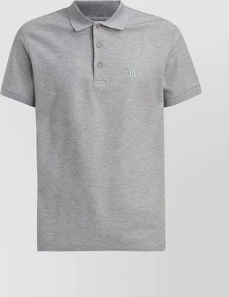 Burberry polo shirt with collar and short sleeves