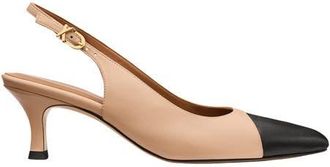 Margaux Eyewear The Colette Cap-Toe in Dune And Black Nappa at Nordstrom, Size 40.5