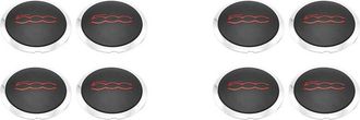 OEM Juego De 8 Piezas De Embellecedores De Rueda De 133 Mm Para Ruedas 500, Juego De Tapas Centrales De Buje 68078419ac 68078421ac, Cubierta Antipolvo 518