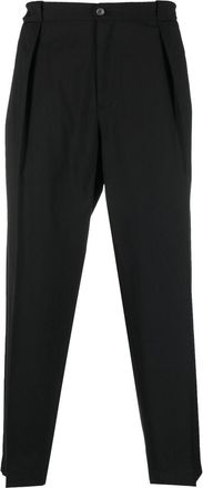 BRIGLIA 1949 virgin wool tailored trousers - men - Cotton/Virgin Wool - 49 - Black