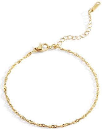 Mint & Lily Singapore Twist Bracelet in 18K Gold Plated at Nordstrom