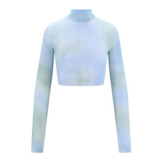 Off-white Dames, Tops, Blauw, Maat: M Polyamide