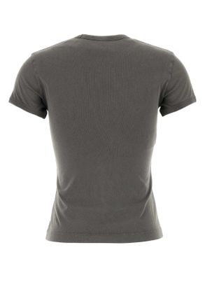 Marni Womens Dark Grey Cotton T-Shirt Truffle Exterior Exterior: T-shirts And Polos