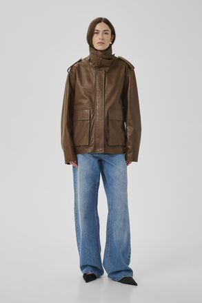 MY ESSENTIAL WARDROBE Leren jas MWDina Leren jas Loose fit