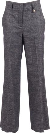 Lorena Antoniazzi Tailored Flare Pressed Crease Straight-Leg Pants