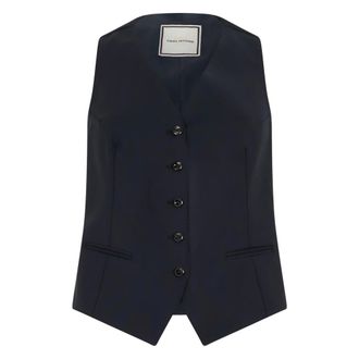 Tagliatore Dames, Jassen, Zwart, Maat: XS Linnen
