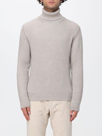 Zanone Slim Fit Virgin Wool Roll Neck Jumper with Ribbed Finishes