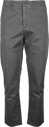 Department Five Grey Stretch Cotton Pants