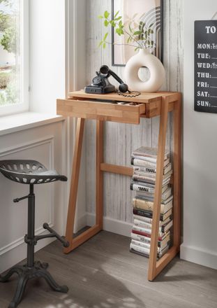 HOME AFFAIRE Stehpult »Dura« aus massivem Wildeichenholz oder Buche, Höhe 111 cm