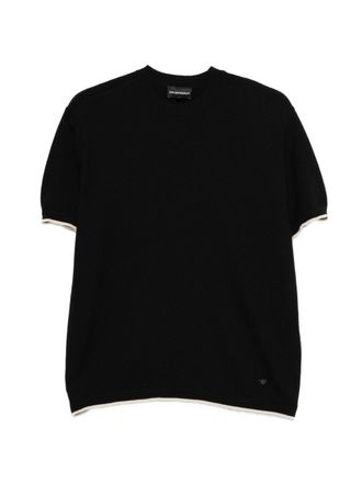 Emporio Armani Baumwoll-Strick-T-Shirt