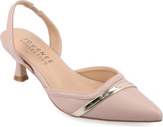 Journee Collection Womens Nellia Medium and Wide Width Pumps