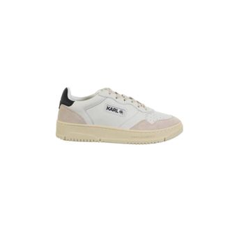 Karl Lagerfeld Schoenen, Dames, Wit, 40 EU, Leer, Krew Kounter Sneakers